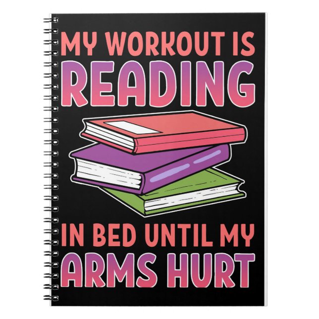 Cuaderno Regalo del lector Mi entrenamiento está leyendo en (Frente)