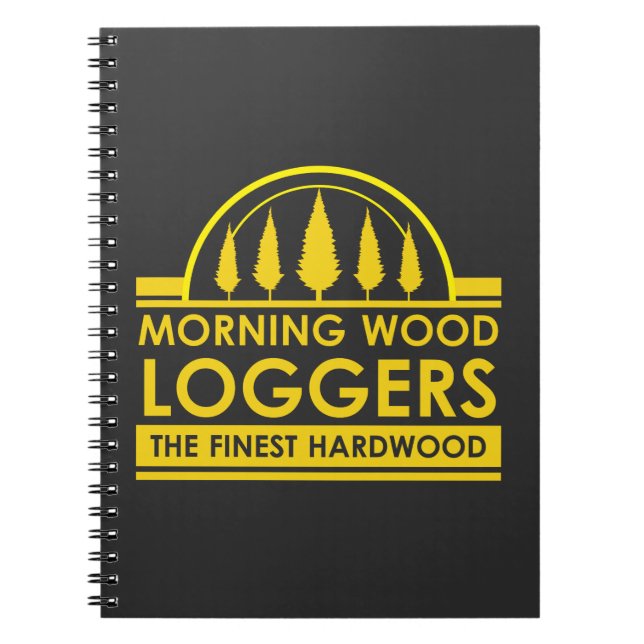Cuaderno Regalo del leñador - Woodsman de madera de los (Frente)