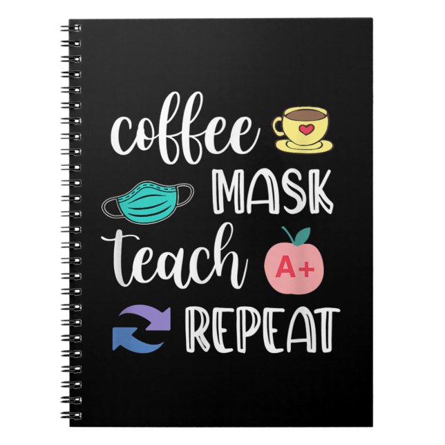 Cuaderno Regalo del profesor | Cuarentena de repetición de  (Frente)