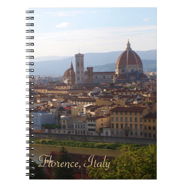 Cuaderno Regalo del recuerdo del viaje de Florencia Italia (Frente)