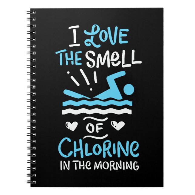 Cuaderno Regalo deportivo de natación para nadadores (Frente)