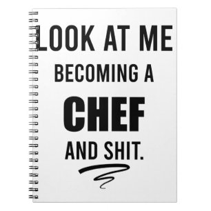 Cuaderno Regalo Divertido de Cocina para Chef Camiseta Dive