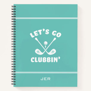 Cuaderno Regalo Divertido de Golfista Juego de Día de Juego