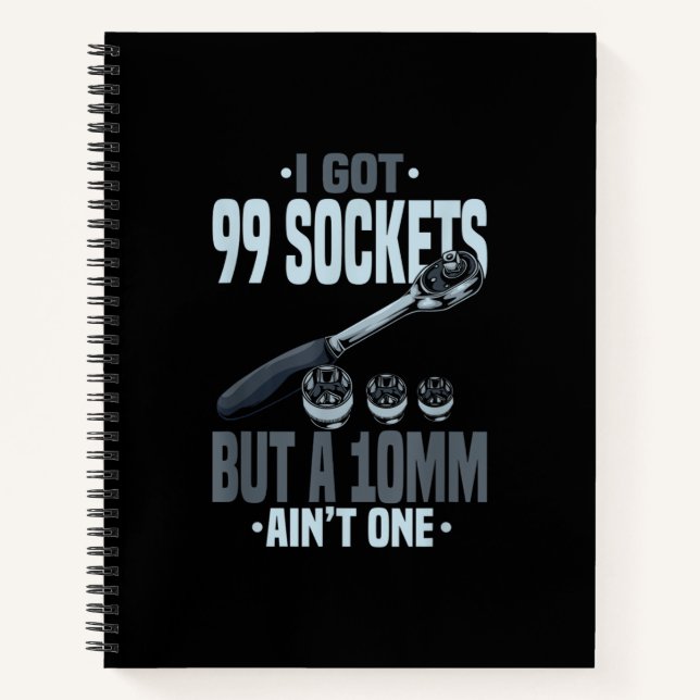 Cuaderno Regalo Divertido de Mecánico para un Mecánico de A (Anverso)