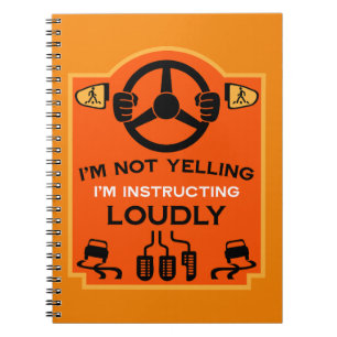 Cuaderno Regalo divertido para instructor de conducir