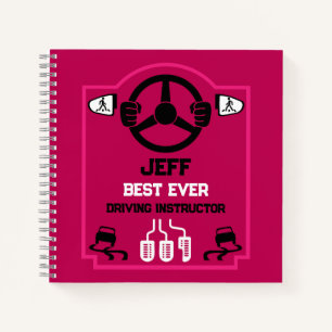 Cuaderno Regalo divertido para instructor de conducir