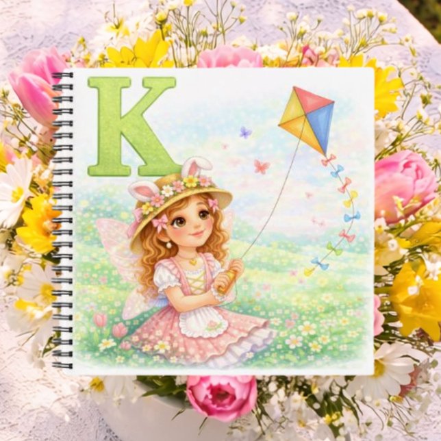 Cuaderno Regalo Divertido Personalizado K para Niñas (Subido por el creador)