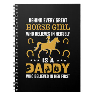 Cuaderno Regalo ecuestre   Detrás De Cada Gran Chica De Cab