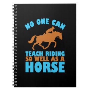 Cuaderno Regalo ecuestre Nadie Puede Enseñar A Montar