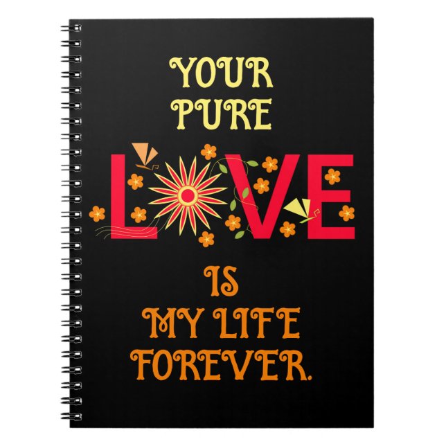 Cuaderno REGALO el día de San Valentín PARA NOVIA, ESPOSA,  (Frente)