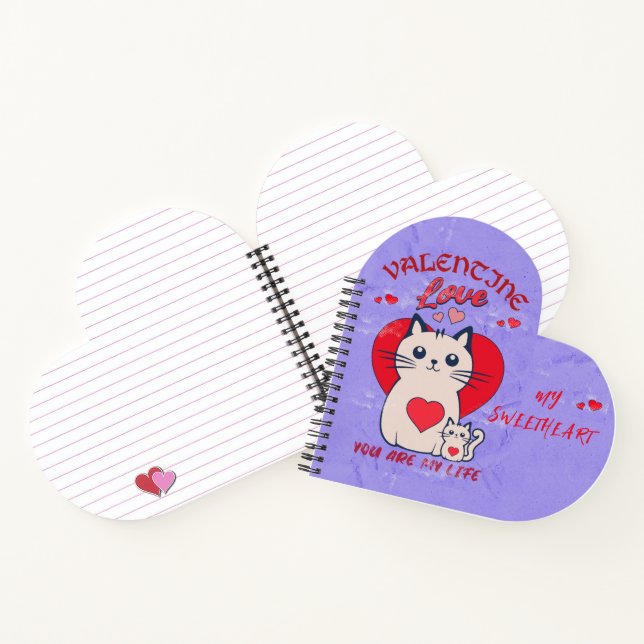 Cuaderno REGALO el día de San Valentín PARA NOVIA, ESPOSA,  (Interior)