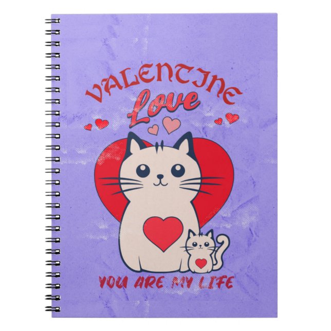 Cuaderno REGALO el día de San Valentín PARA NOVIA, ESPOSA,  (Frente)