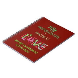 Cuaderno REGALO el día de San Valentín PARA NOVIA, ESPOSA, 