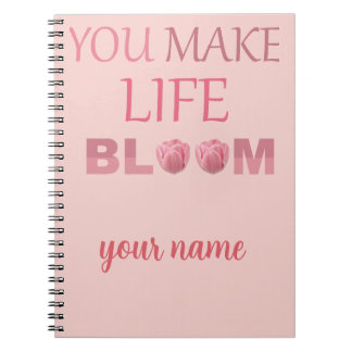Cuaderno Regalo Floral 'Haces que la Vida Florezca' para El