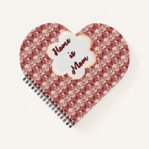 Cuaderno Regalo floral personalizado y hecho a medida para 