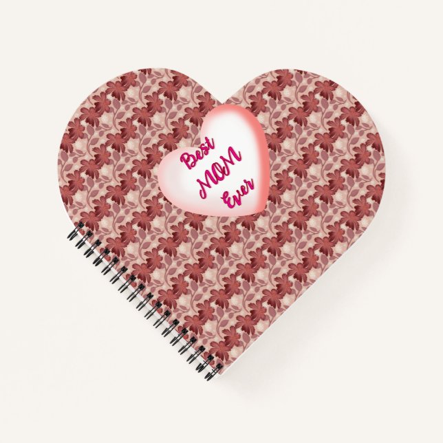 Cuaderno Regalo floral personalizado y hecho a medida para  (Anverso)