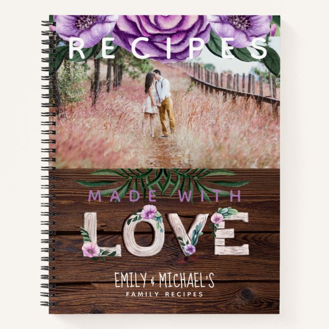 Cuaderno Regalo fotográfico de Boda de Heirloom (Anverso)