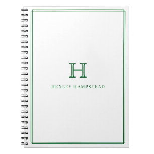 Cuaderno Regalo inicial Papelería de oficina para hombres H