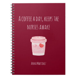 Cuaderno Regalo minimalista para estudiantes de enfermería 