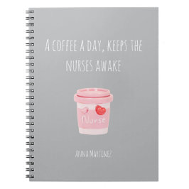 Cuaderno Regalo minimalista para estudiantes de enfermería 