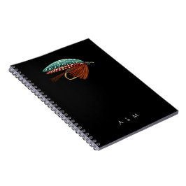 Cuaderno Regalo para Amante de Pesca con Mosca y Cebos para
