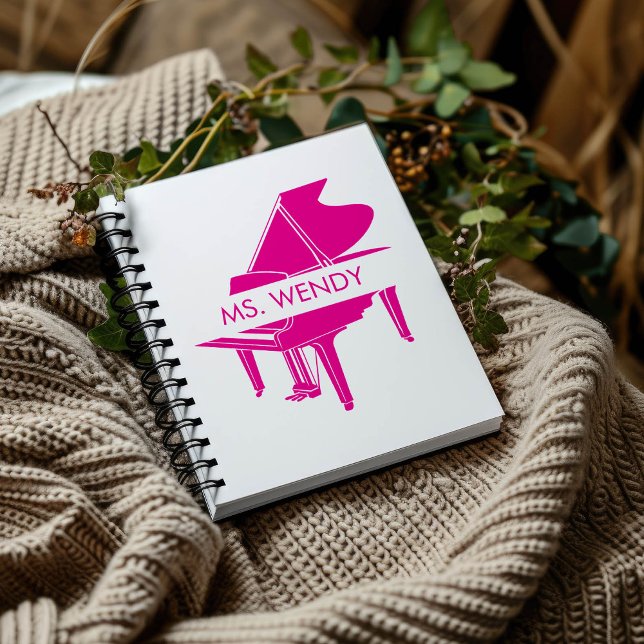 Cuaderno Regalo para el maestro de piano de gran piano (Subido por el creador)