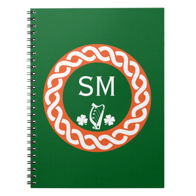 Cuaderno Regalo para golfista irlandés (Frente)