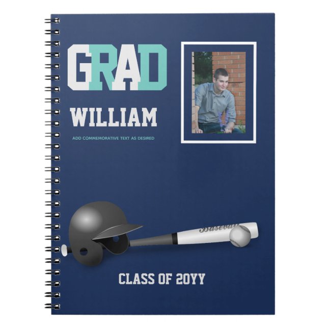 Cuaderno Regalo para graduados - Diario personal temático d (Frente)