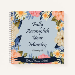 Cuaderno Regalo para JW Pioneer : Completar el ministerio