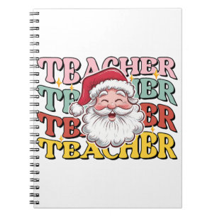 Cuaderno Regalo para maestros Santa Maestro