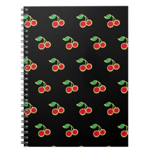 Cuaderno Regalo para portátiles de Black Cherry Retro Schoo