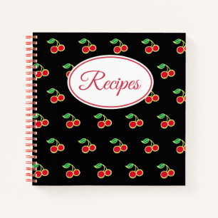 Cuaderno Regalo para portátiles de cocina con receta de cer