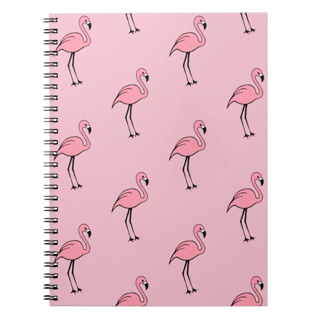 Cuaderno Regalo para portátiles de oficina Flamingo Rosado  (Frente)