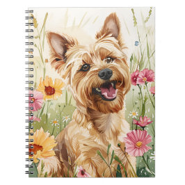 Cuaderno Regalo para portátiles Yorkie Watercolor Dog Lover