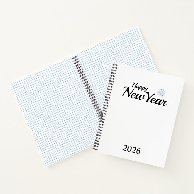Cuaderno Regalo personalizado de Año Nuevo feliz (Interior)