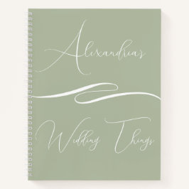 Cuaderno Regalo personalizado de cliente de portátiles Boda