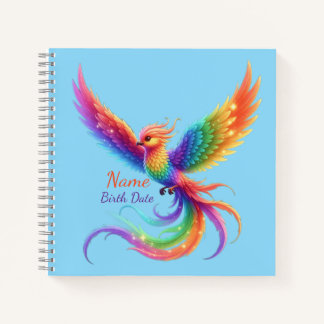 Cuaderno Regalo Personalizado de Fecha de Nacimiento del Fé