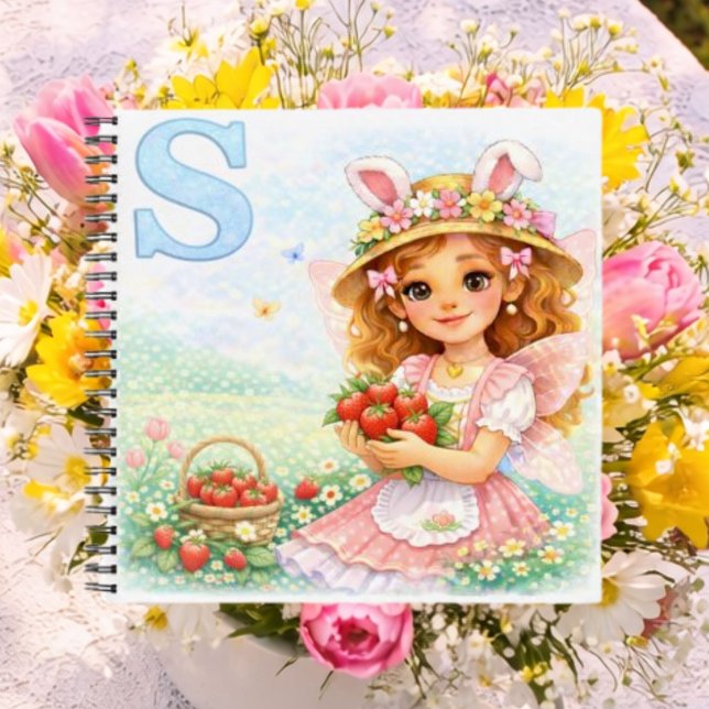 Cuaderno Regalo Personalizado de Fresa para Niñas (Subido por el creador)