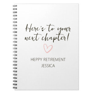 Cuaderno Regalo Personalizado de Jubilación para el Próximo