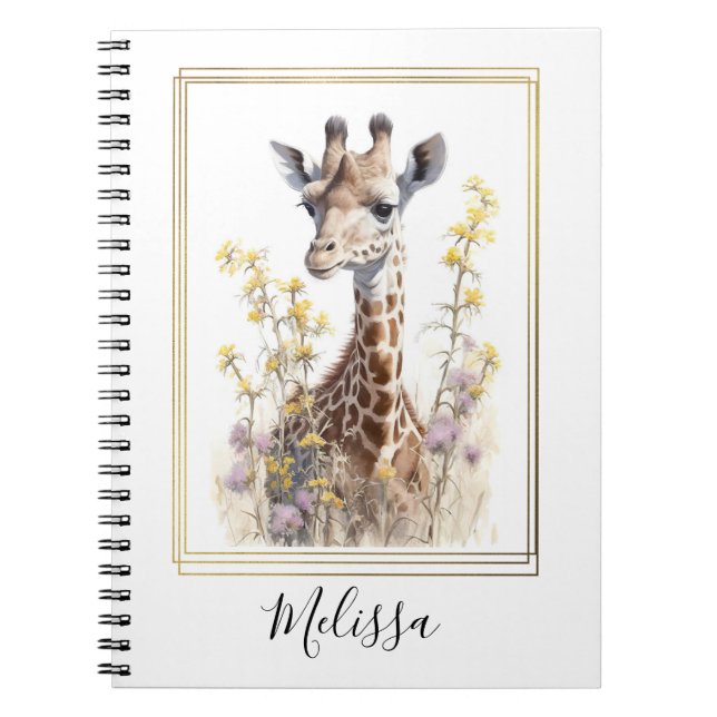 Cuaderno Regalo personalizado de la oficina de la escuela d (Frente)