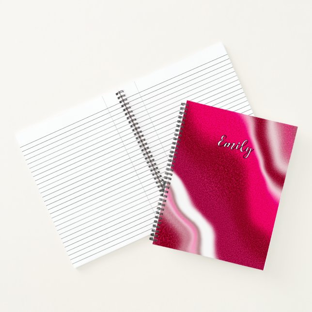 Cuaderno Regalo personalizado de Navidades rojos de candy c (Interior)