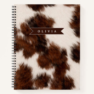 Cuaderno Regalo Personalizado de Vaquera con Estampado de V