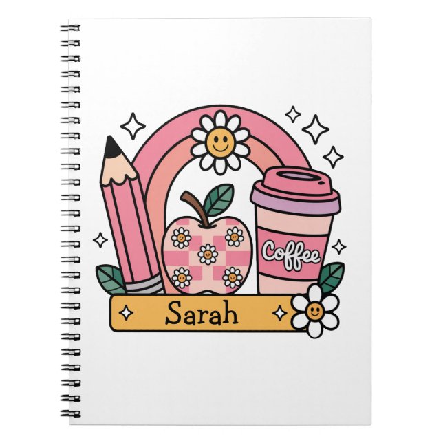 Cuaderno Regalo personalizado de vuelta al cole para profes (Frente)