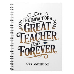 Cuaderno Regalo personalizado Gran Maestro Dura Para Siempr