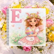 Regalo Personalizado Lindo E para Niñas