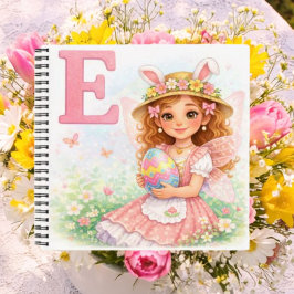 Cuaderno Regalo Personalizado Lindo E para Niñas