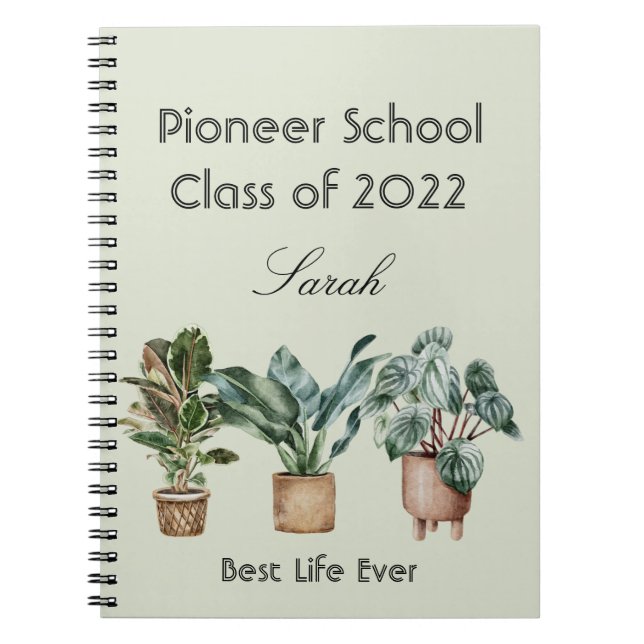 Cuaderno Regalo personalizado para 2022 portátil pionero de (Frente)