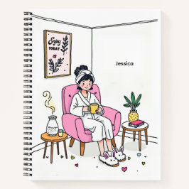 Cuaderno Regalo personalizado para hija acogedor Cuidados p