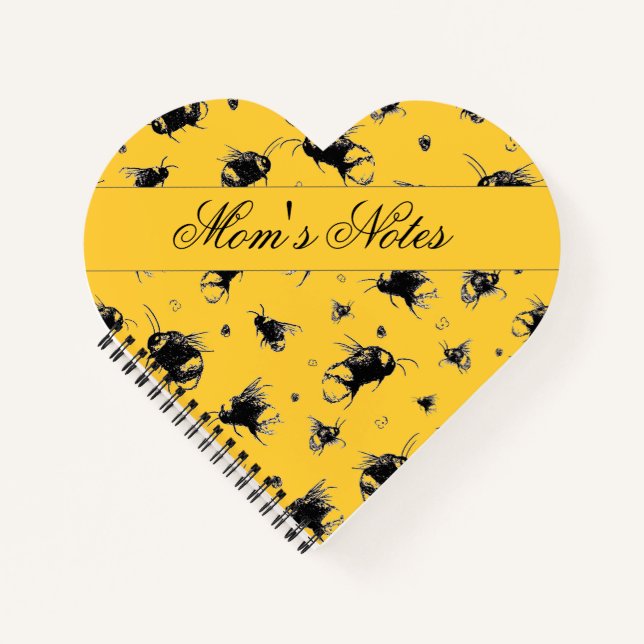 Cuaderno Regalo personalizado para portátiles de abeja para (Anverso)
