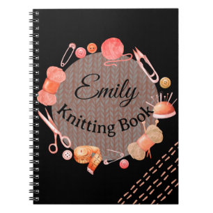 Cuaderno Regalo personalizado para tejedoras, amantes del t
